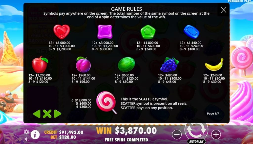 Sweet Bonanza 1000 Gameplay and Interface: Simple, Intuitive, Exciting